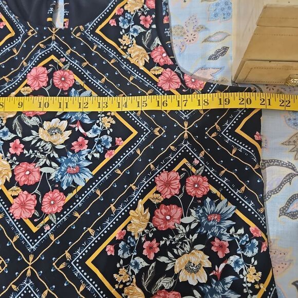 Maurices Floral Print Sleeveless Midi Dress - Picture 7 of 9